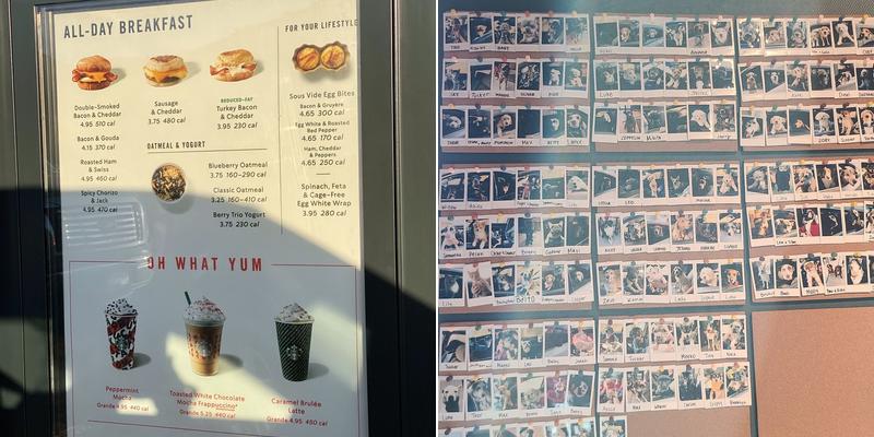Starbucks Menu
