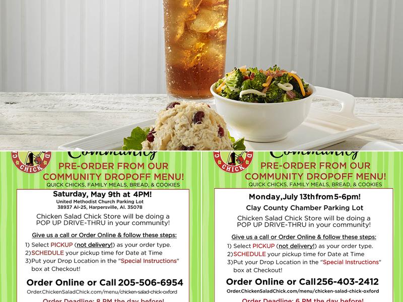 Chicken Salad Chick Menu