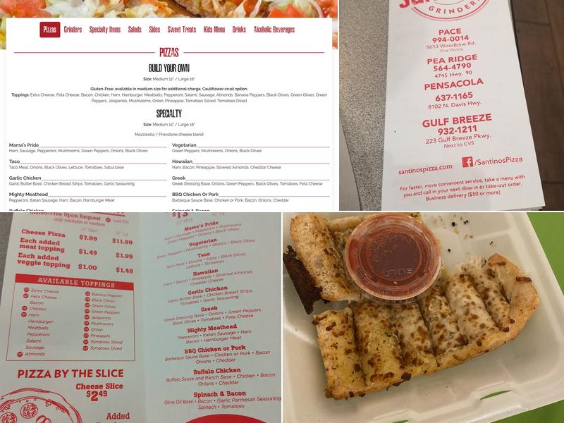 Santino's Pizza & Grinders Menu