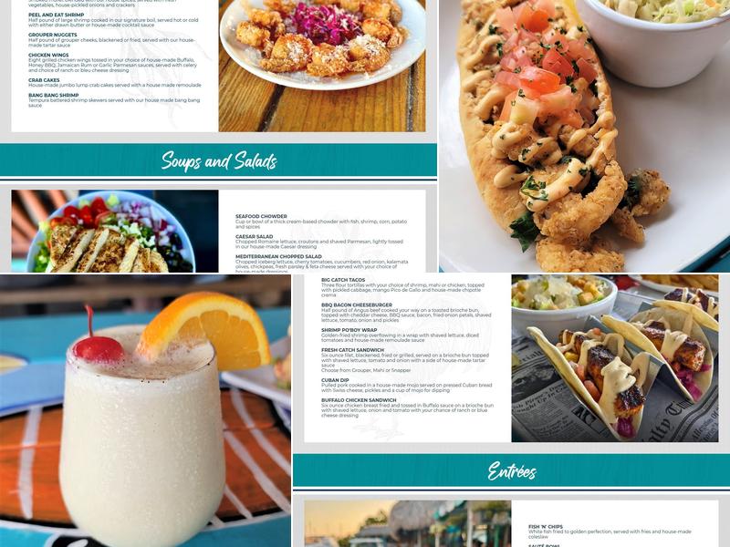 The Big Catch at Salt Creek Menu