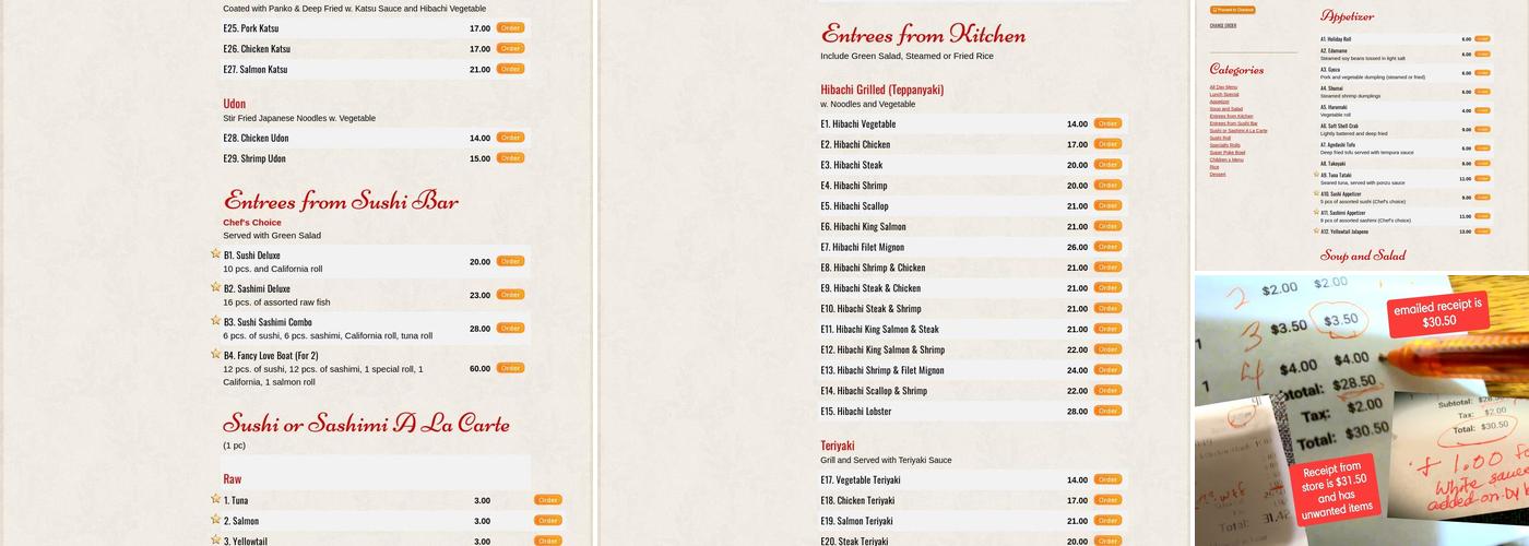 Sushi 99 Menu