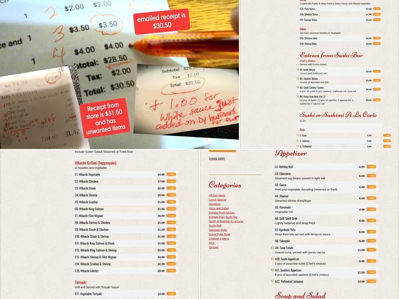 Sushi 99 Menu