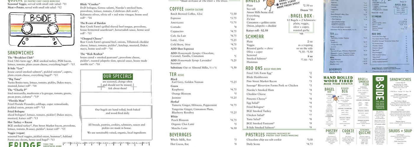 B-Side Menu
