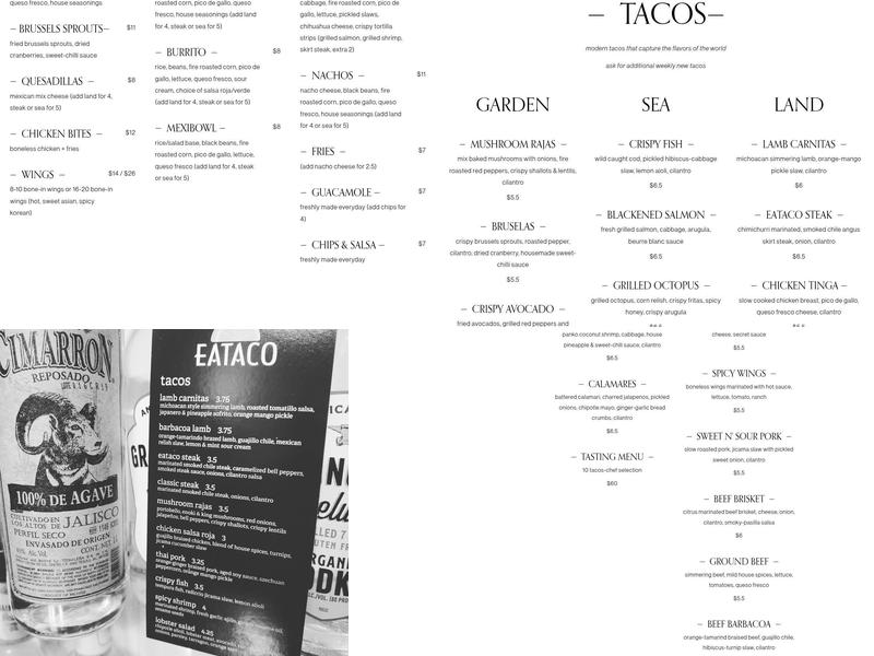 EATACO Menu