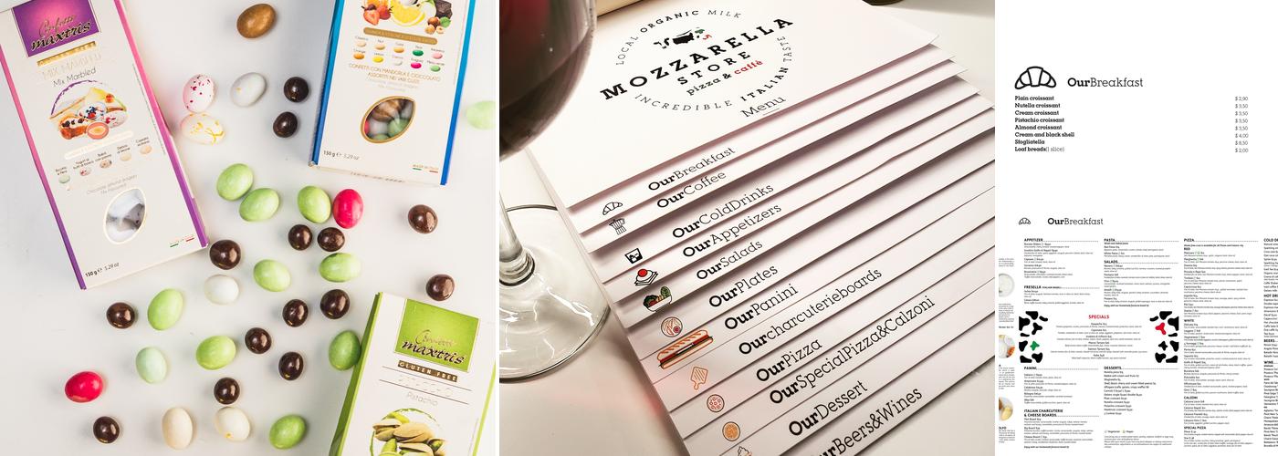 Mozzarella Store, Pizza & Caffè Menu