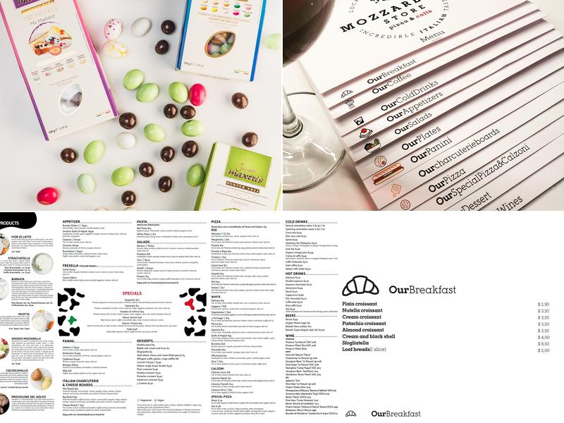 Mozzarella Store, Pizza & Caffè Menu
