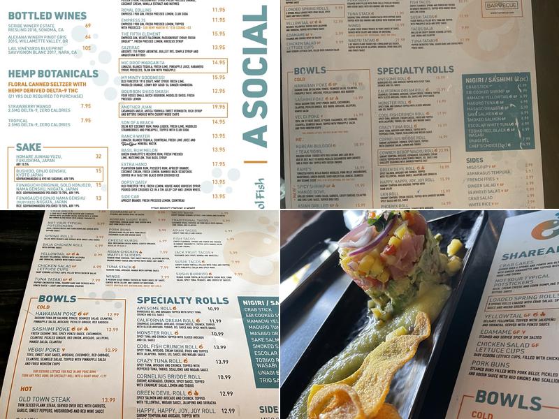 Cool Fish Menu