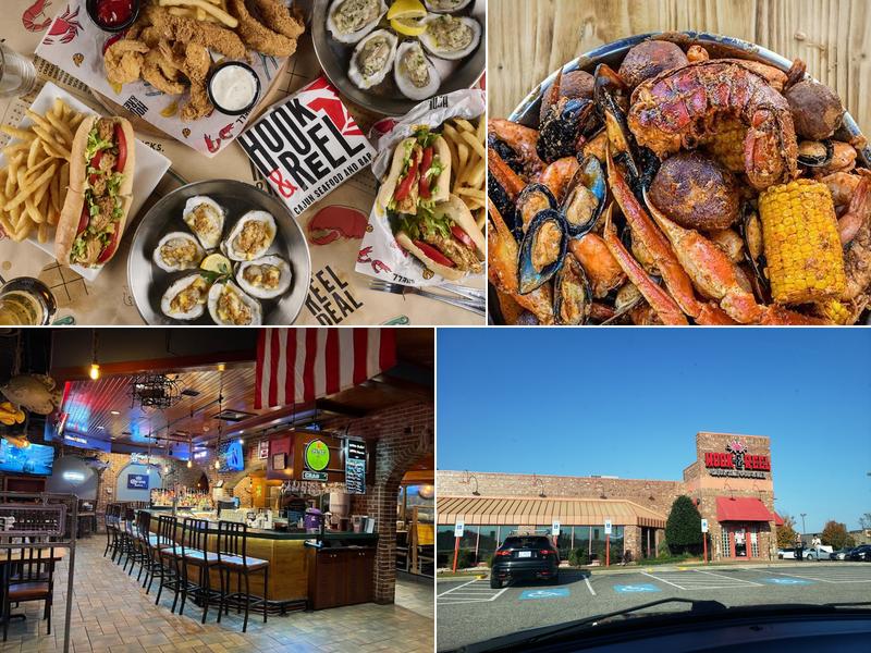 Hook & Reel Cajun Seafood & Bar 1498 Skibo Rd, Fayetteville