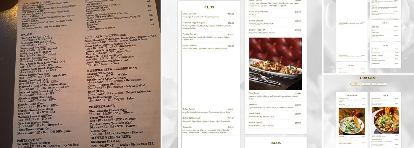 District Local Menu