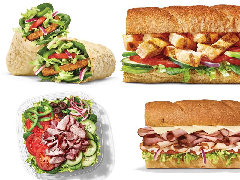 Subway Menu