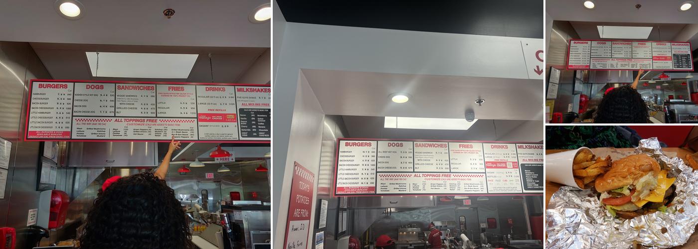 Five Guys Menu