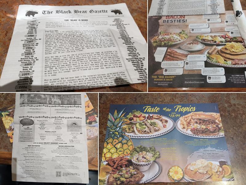 Black Bear Diner Moore Menu
