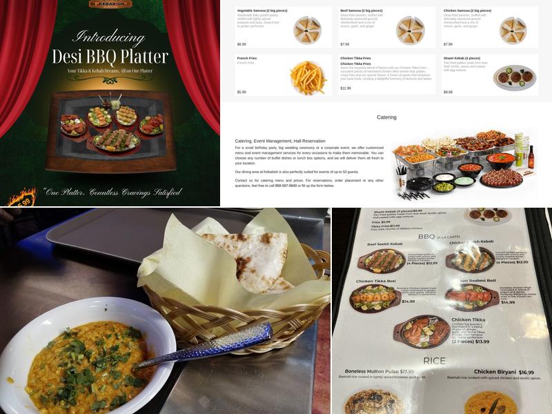 Kebabish Menu