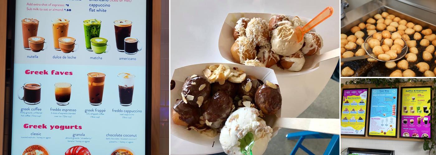 Louks Greek Baby Donuts Menu