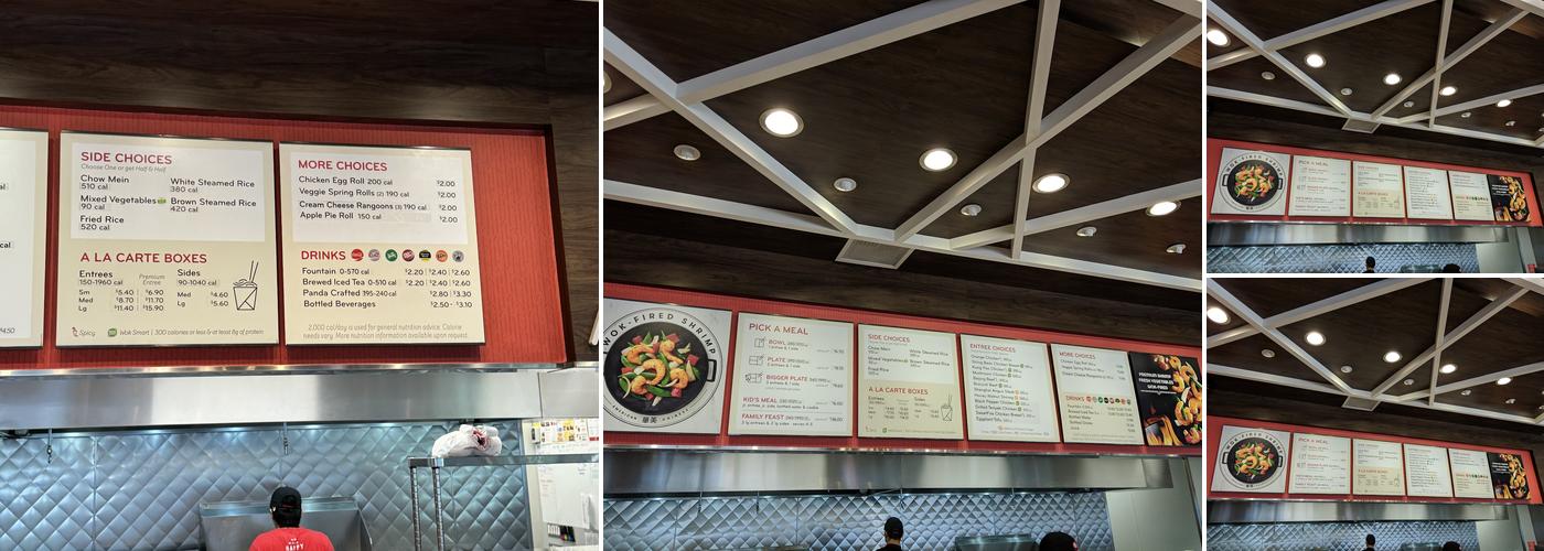 Panda Express Menu