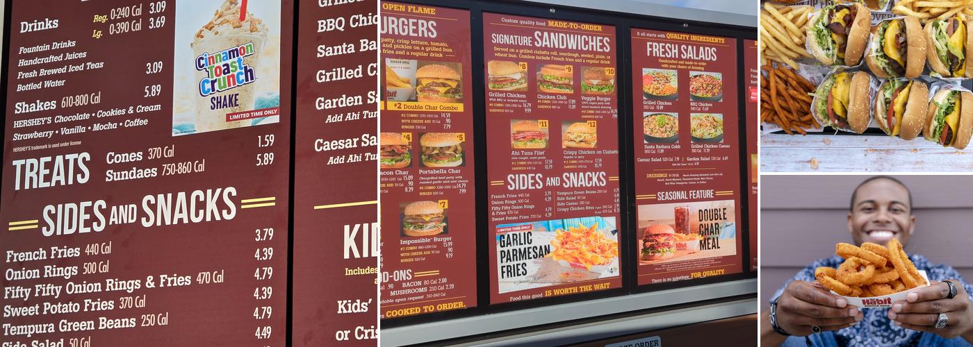Habit Burger & Grill Menu