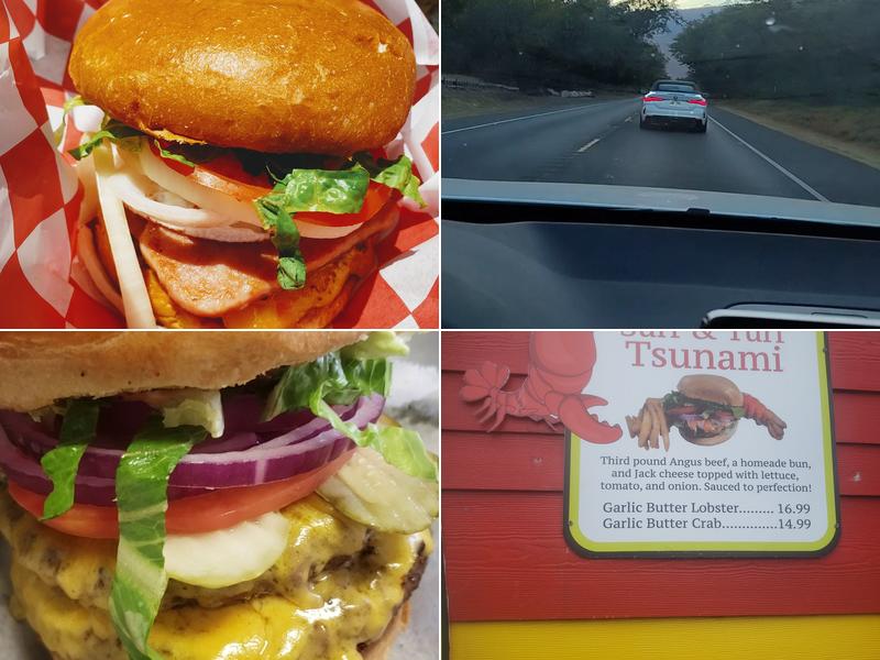 Tsunami Burger Menu