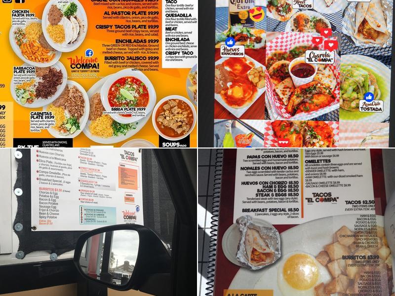 Tacos “El Compa” Menu