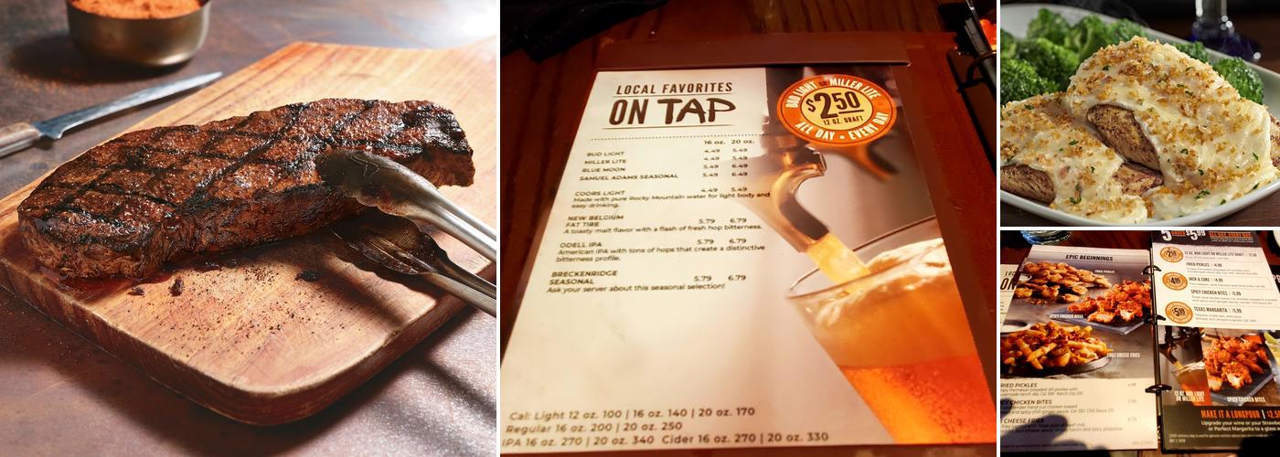 LongHorn Steakhouse Menu