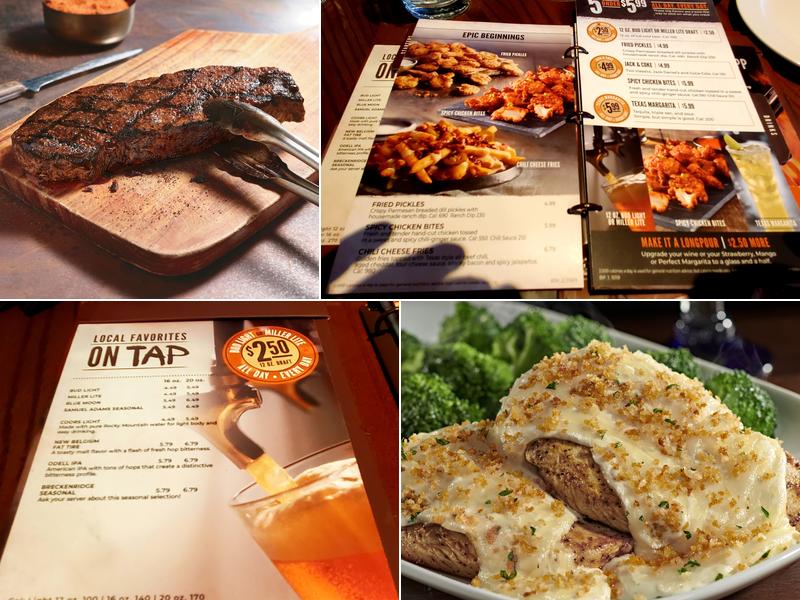 LongHorn Steakhouse Menu
