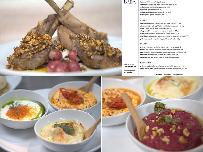 Baba Restaurant Menu