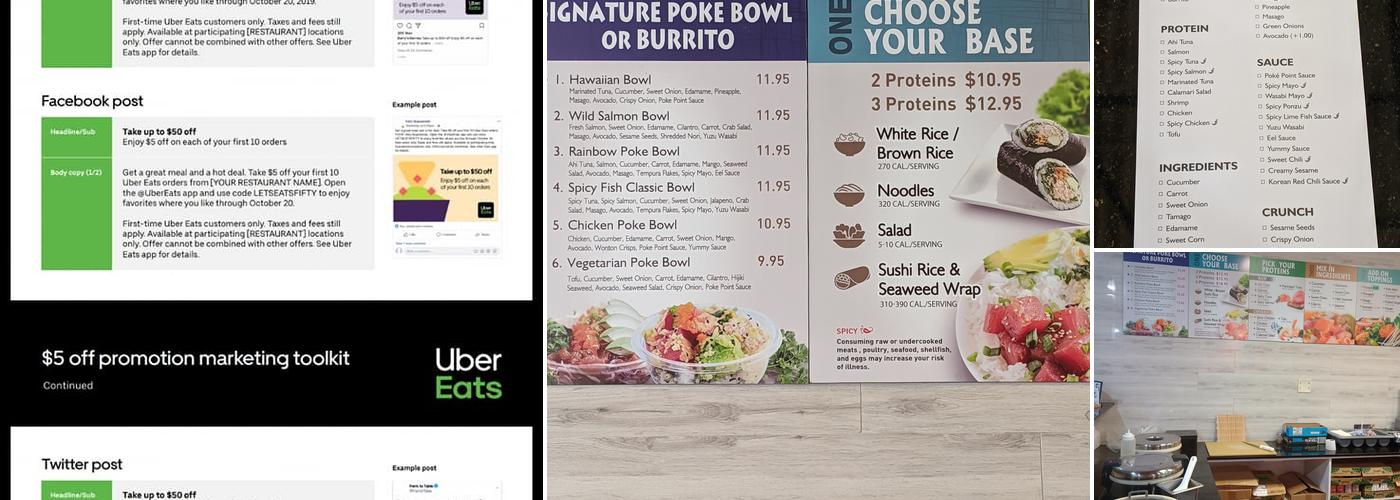 Poké Falls Menu