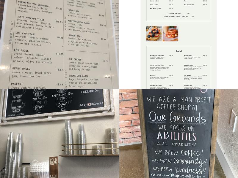 Our Grounds Menu