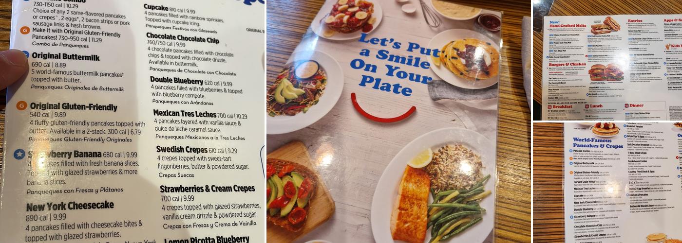 IHOP Menu