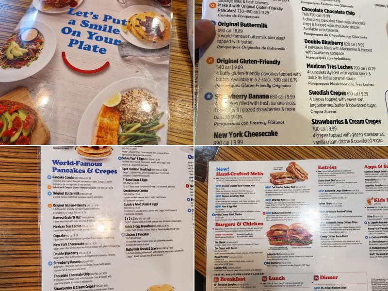 IHOP Menu