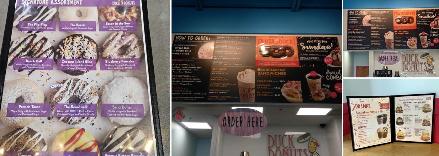 Duck Donuts Menu
