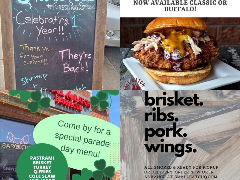 Small Batch Barbecue Menu