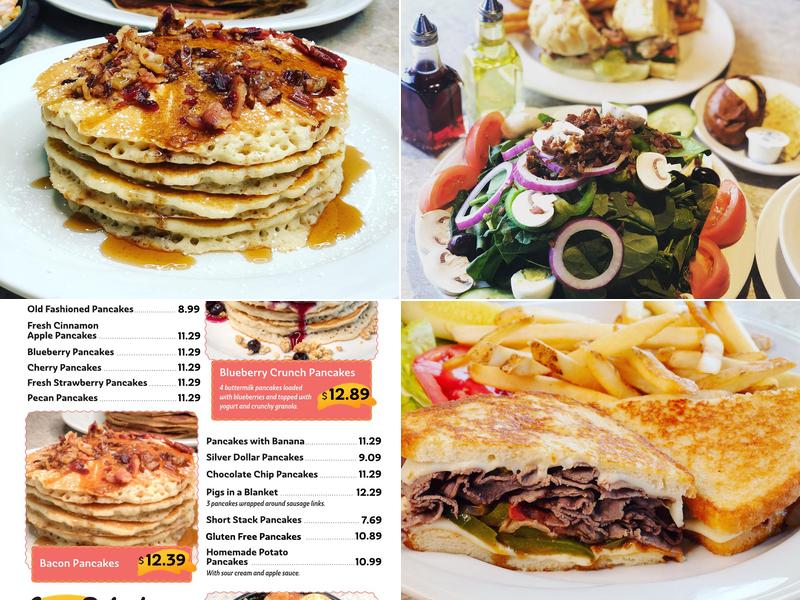 Sophia's Famous Pancakes Menu