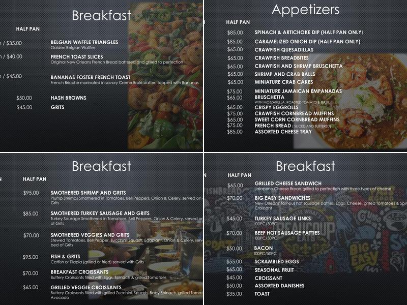 Beaucoup Eats Menu
