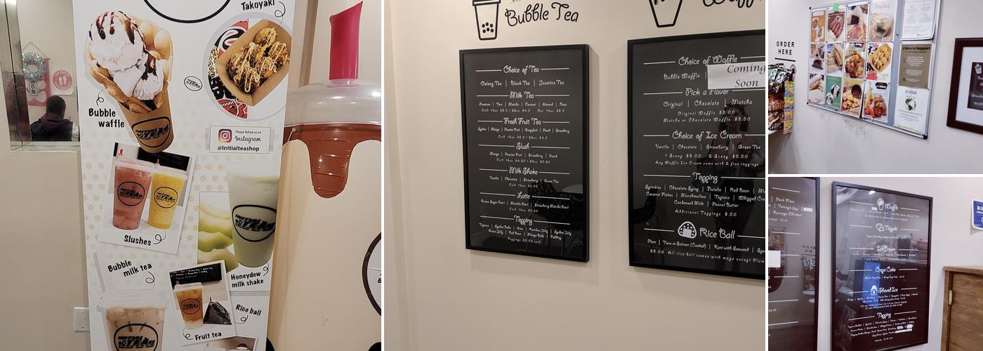 Initial Tea Menu