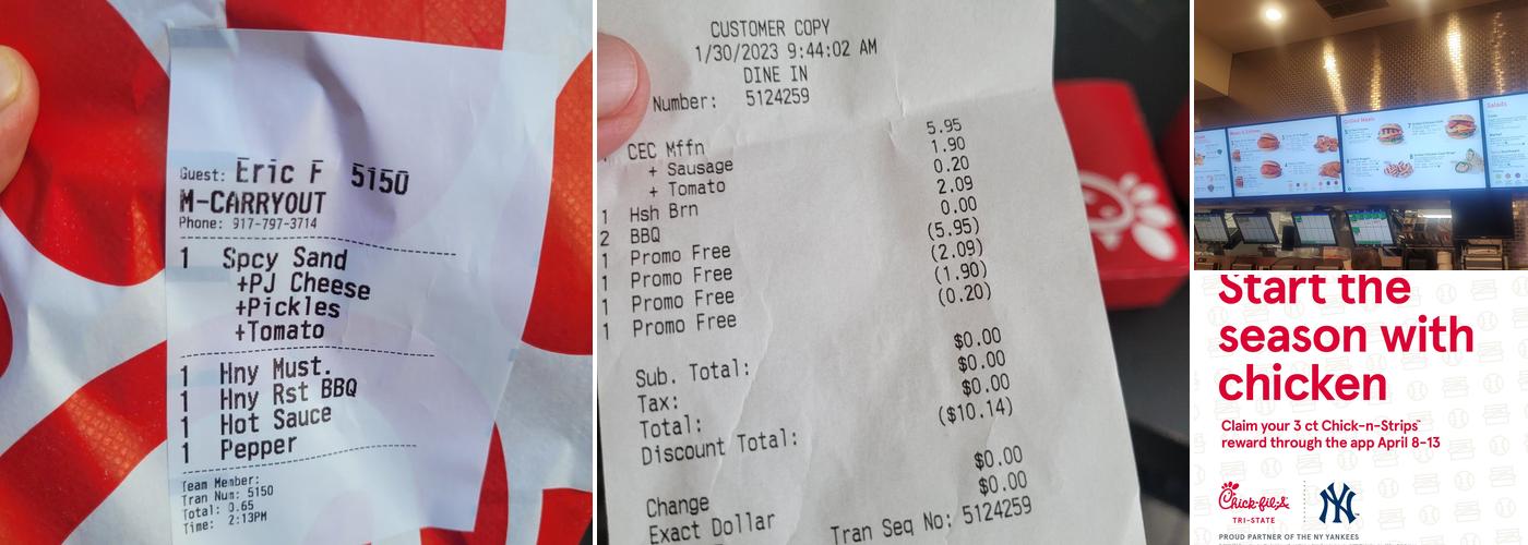 Chick-fil-A Menu