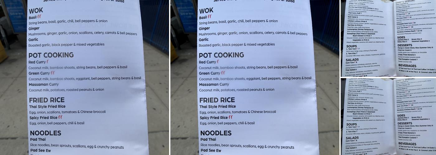 River Menu