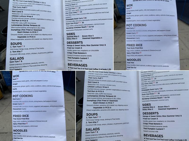 River Menu