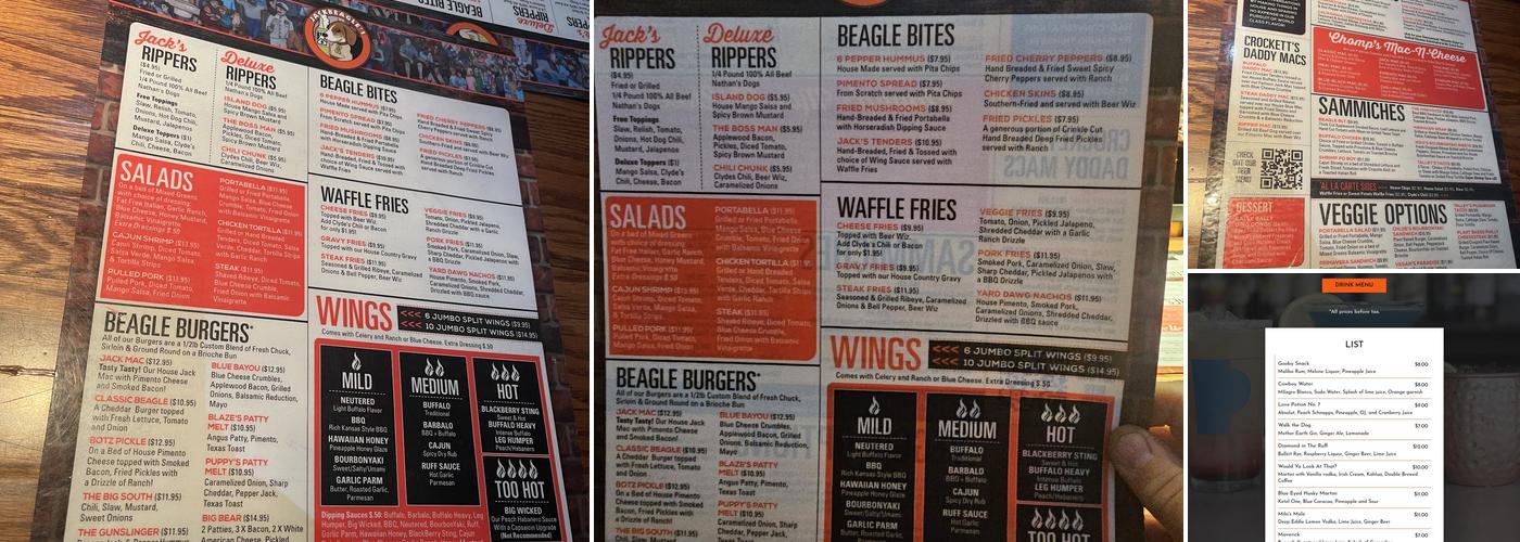 JackBeagle's Morehead Menu