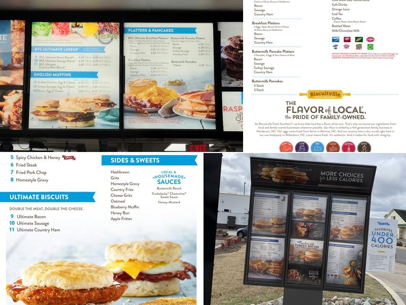 Biscuitville Menu