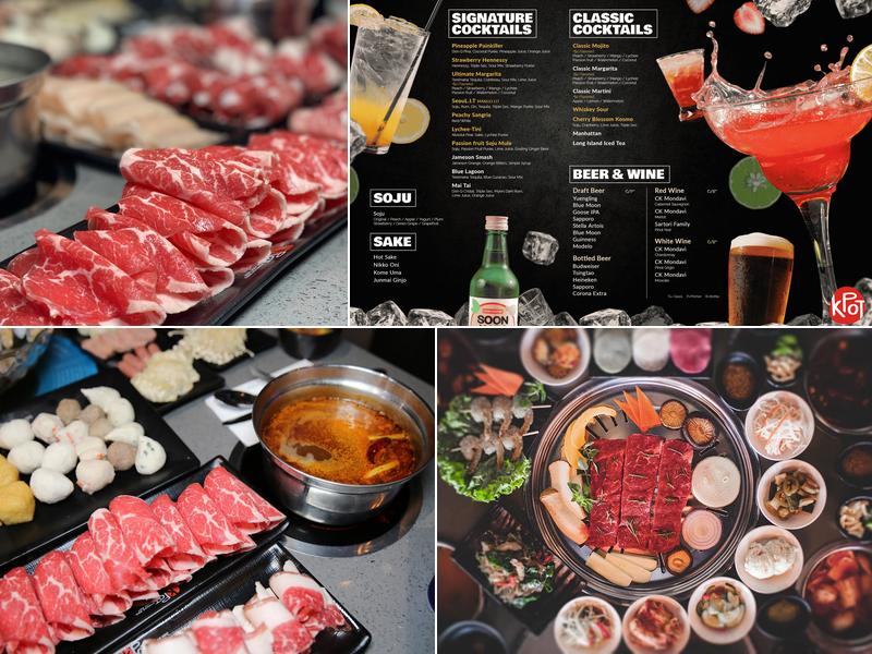 KPOT Korean BBQ & Hot Pot Menu