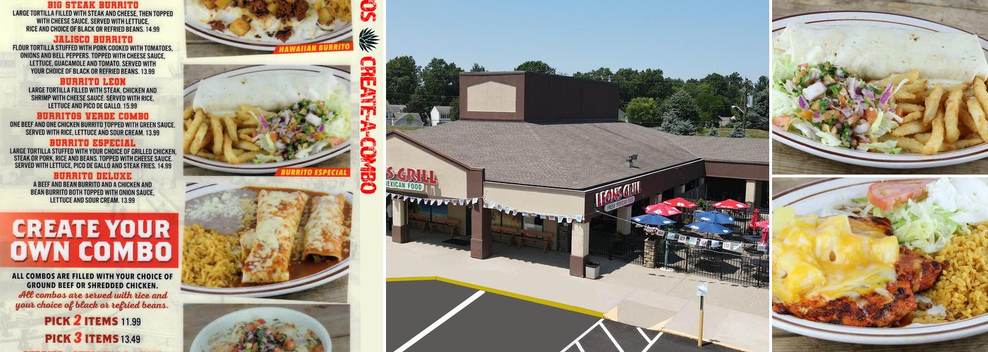 Leon's Grill Mexican Restaurant Menu