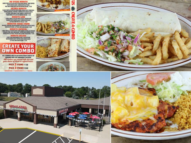 Leon's Grill Mexican Restaurant Menu