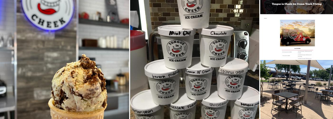 Tongue In Cheek Ice Cream Menu