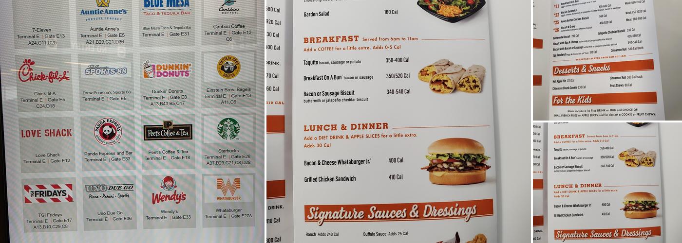 Whataburger Menu
