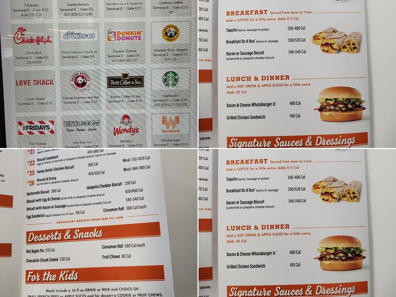 Whataburger Menu