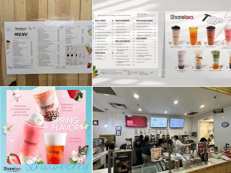 Sharetea Menu