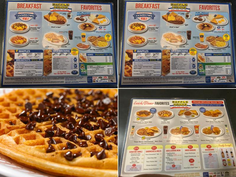 Waffle House Menu