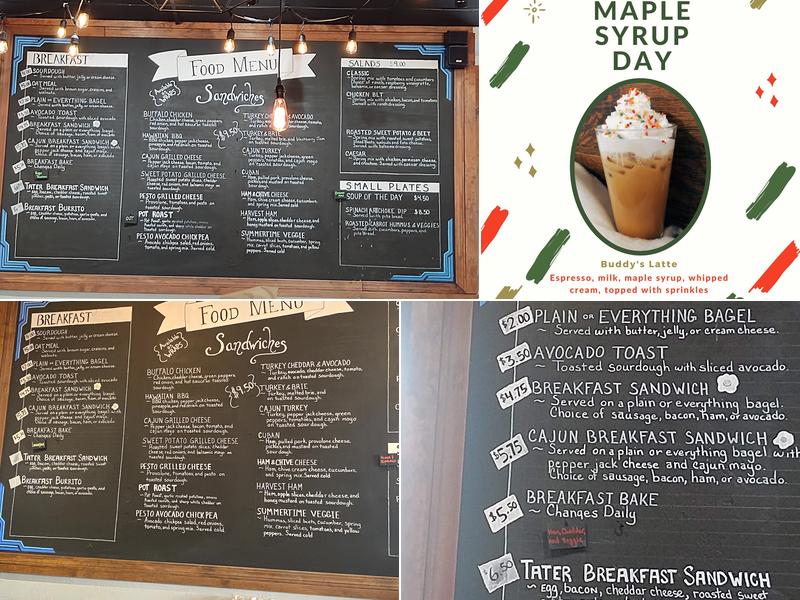 Mountain Top Coffee Menu