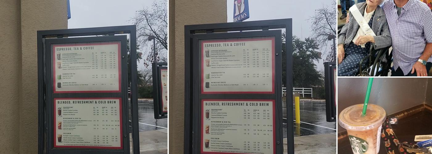 Starbucks Menu