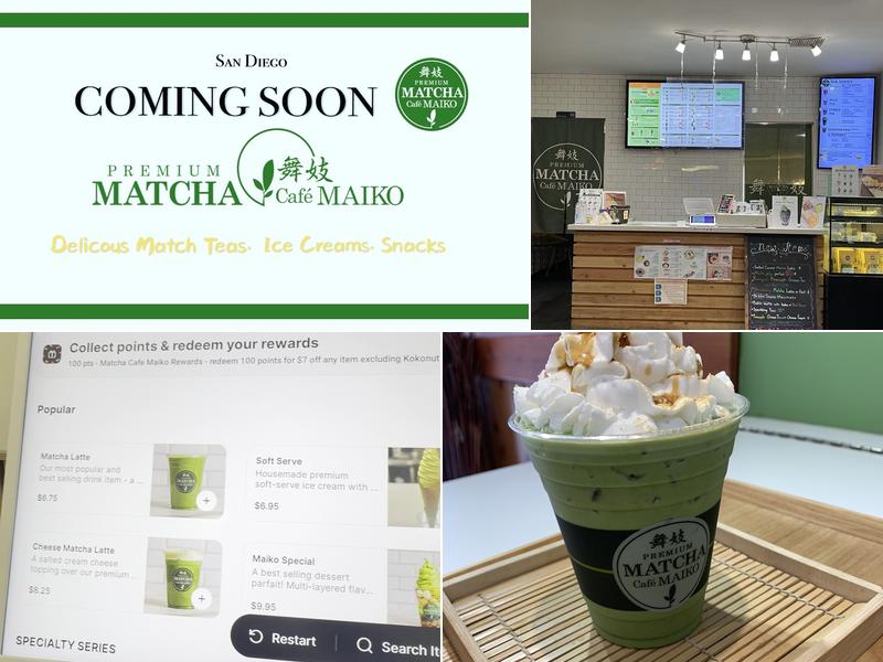 Matcha Cafe Maiko Menu